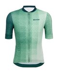 SANTINI Cycling short sleeve jersey - PAWS FORMA - light green