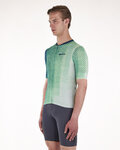 SANTINI Cycling short sleeve jersey - PAWS FORMA - light green