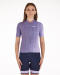 SANTINI Cycling short sleeve jersey - PAWS FORMA - purple