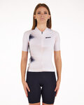 SANTINI Cycling short sleeve jersey - OMBRA - white