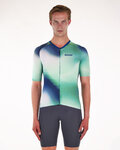 SANTINI Cycling short sleeve jersey - OMBRA - green