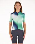 SANTINI Cycling short sleeve jersey - OMBRA - green