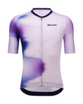 SANTINI Cycling short sleeve jersey - OMBRA - purple