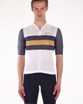 SANTINI Cycling short sleeve jersey - ECO SLEEK NEW BENGAL  - white/grey