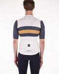 SANTINI Cycling short sleeve jersey - ECO SLEEK NEW BENGAL  - white/grey