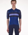 SANTINI Cycling short sleeve jersey - ECO SLEEK NEW BENGAL  - blue