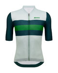 SANTINI Cycling short sleeve jersey - ECO SLEEK NEW BENGAL  - light green