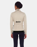 SANTINI Cycling thermal jacket - ADAPT MULTI - ivory