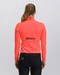 SANTINI Cycling winter long sleeve jersey - ADAPT MULTI - pink