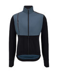 SANTINI Cycling thermal jacket - VEGA ABSOLUTE - blue/black