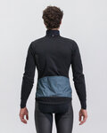 SANTINI Cycling thermal jacket - VEGA ABSOLUTE - blue/black