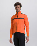 SANTINI Cycling thermal jacket - GUARD NEOS - orange