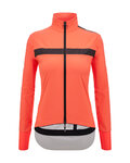 SANTINI Cycling thermal jacket - GUARD NEOS - pink