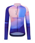 SANTINI Cycling summer long sleeve jersey - LUCE - blue