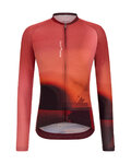 SANTINI Cycling summer long sleeve jersey - LUCE - red