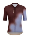 SANTINI Cycling short sleeve jersey - SPOT - brown/blue