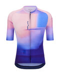 SANTINI Cycling short sleeve jersey - LUCE - blue/pink
