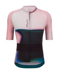 SANTINI Cycling short sleeve jersey - LUCE - black/pink