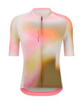 SANTINI Cycling short sleeve jersey - LUCE - pink/brown