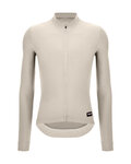 SANTINI Cycling winter long sleeve jersey - RTR - ivory