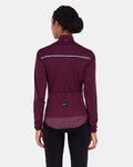SANTINI Cycling windproof jacket - RTR WIND - bordeaux