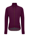 SANTINI Cycling thermal jacket - RTR - bordeaux