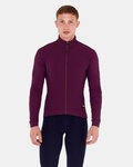 SANTINI Cycling thermal jacket - RTR - bordeaux