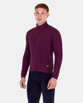 SANTINI Cycling thermal jacket - RTR - bordeaux