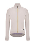 SANTINI Cycling thermal jacket - RTR - ivory