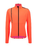 SANTINI Cycling thermal jacket - VEGA - pink