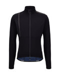 SANTINI Cycling thermal jacket - VEGA - black