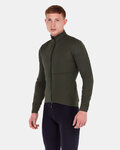 SANTINI Cycling thermal jacket - VEGA - green