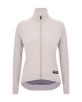SANTINI Cycling winter long sleeve jersey - RTR - ivory