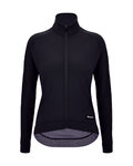 SANTINI Cycling winter long sleeve jersey - RTR - black