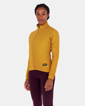 SANTINI Cycling winter long sleeve jersey - RTR - yellow