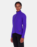 SANTINI Cycling winter long sleeve jersey - RTR - purple