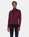 SANTINI Cycling thermal jacket - VEGA - bordeaux
