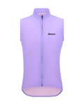 SANTINI Cycling gilet - RTR WIND - purple