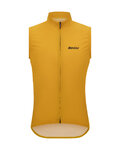 SANTINI Cycling gilet - RTR WIND - yellow