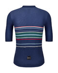 SANTINI Cycling short sleeve jersey - BENGAL EVO - blue
