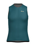 SANTINI Cycling sleeveless jersey - OPAL - blue