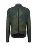 SANTINI Cycling windproof jacket - ALPHA INSULATED - green