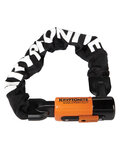 KRYPTONITE bike lock - EVOLUTION MINI 1055 INTEGRATED - white/orange/black