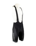 SANTINI Cycling bib shorts - OSAKA TONO PELLS - black