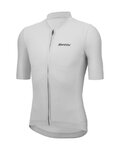 SANTINI Cycling short sleeve jersey - SENSATION - white