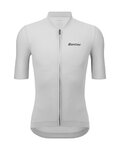 SANTINI Cycling short sleeve jersey - SENSATION - white