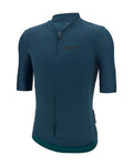 SANTINI Cycling short sleeve jersey - SENSATION - blue