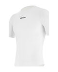 SANTINI Cycling short sleeve t-shirt - DELTA - white