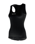 SANTINI Cycling tank top - DRY LADY - black