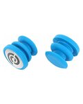 BIKERIBBON grips - JELLY - blue